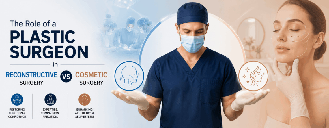 Role of a Plastic Surgeon - Reconstructive vs Cosmetic Surgery - Dr Rajat Gupta