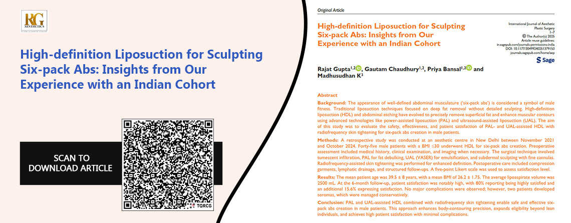 High-definition Liposuction for Sculpting Six-pack Abs- Insights from Our Experience with an Indian Cohort - Dr Rajat Gupta High-definition Liposuction for Sculpting Six-pack Abs- Insights from Our Experience with an Indian Cohort - Dr Rajat Gupta